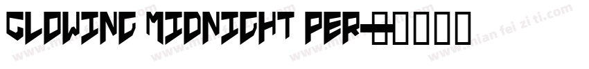 Glowing Midnight per字体转换